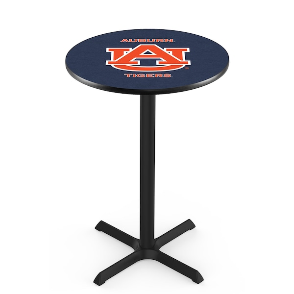 42" Blk Wrinkle Auburn Pub Table